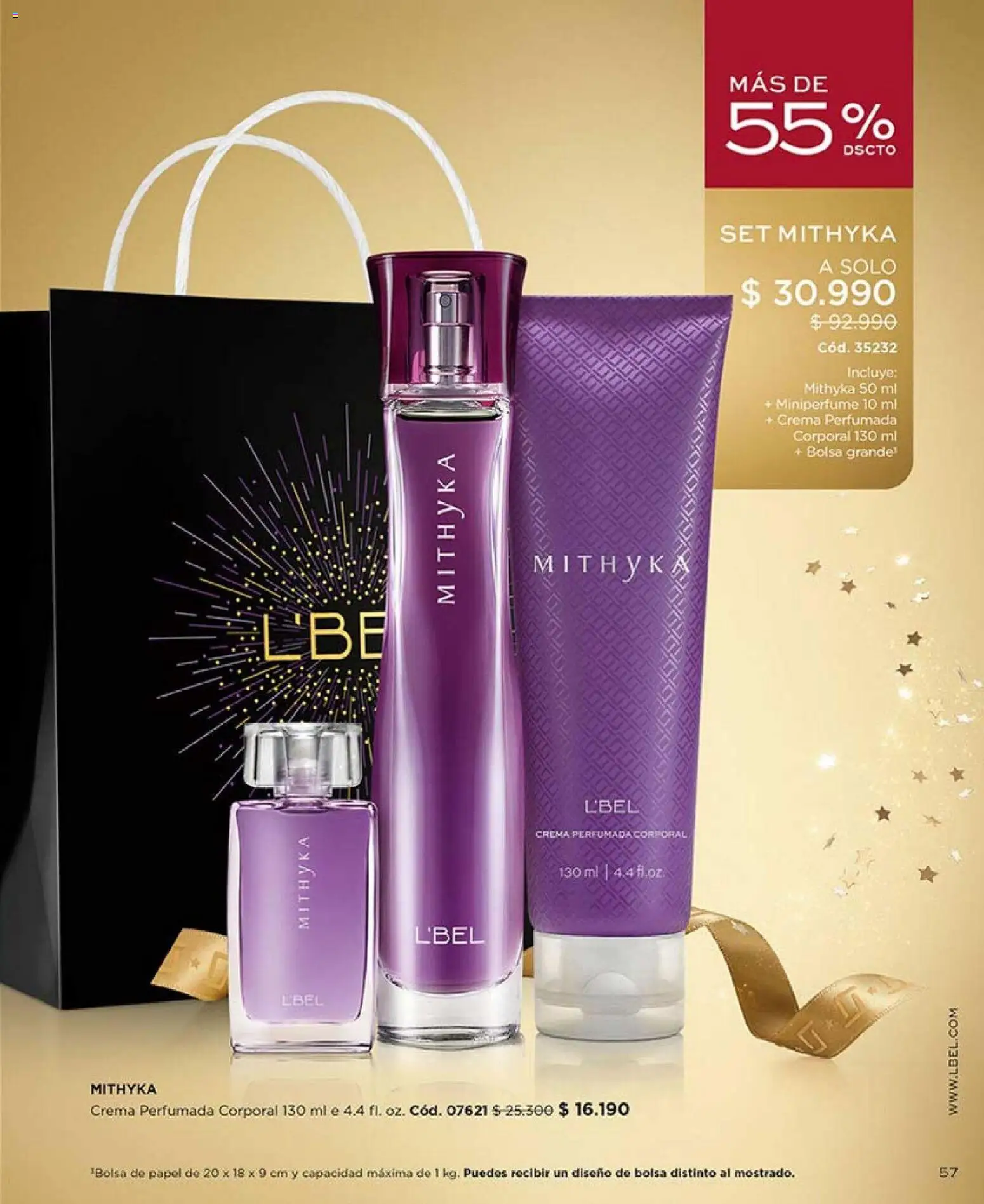 Catálogo L'Bel Campaña 1 │ válido desde el 01.01.2026 | Página: 57 | Productos: Bolsa, Crema