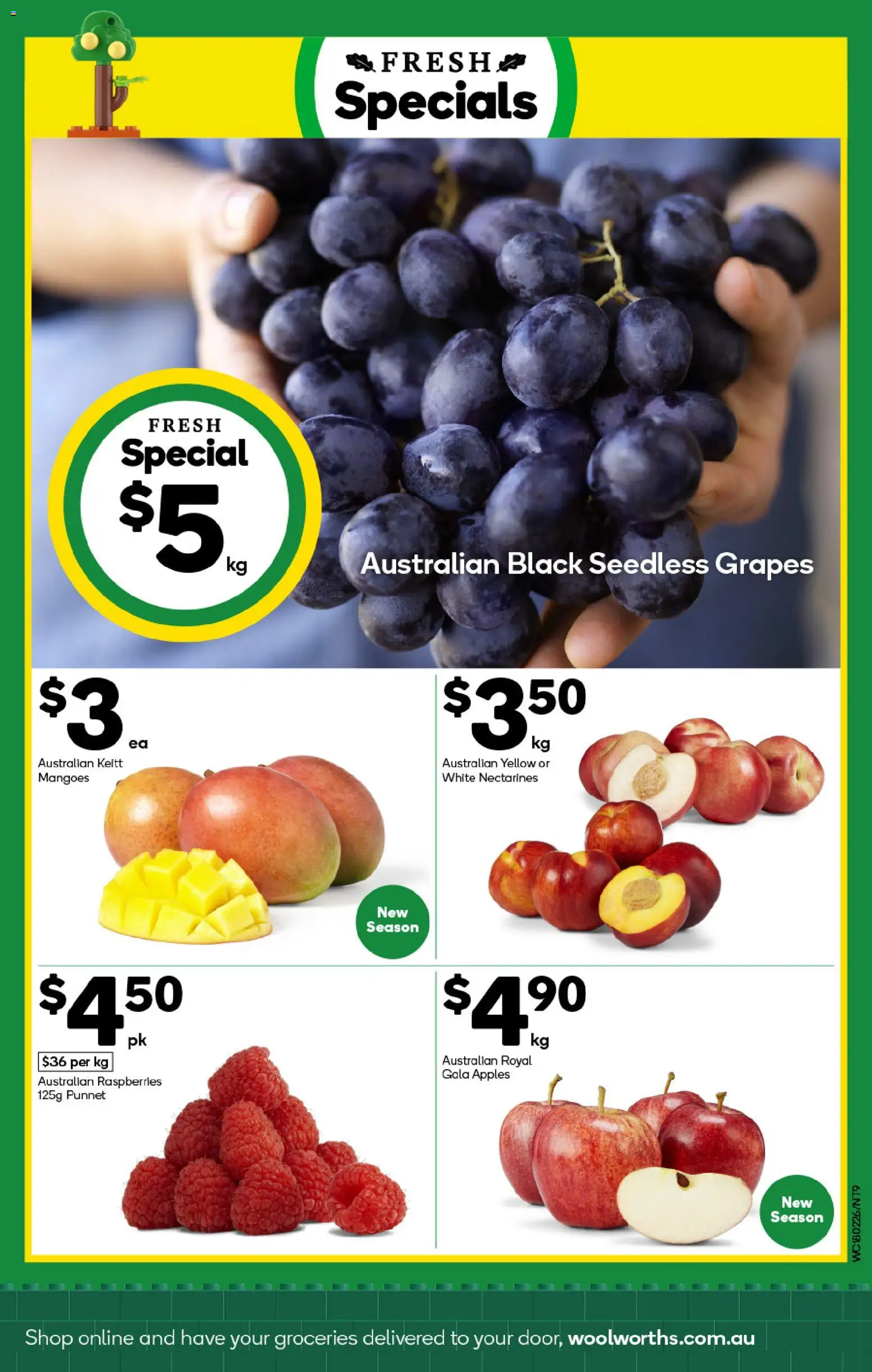 Woolworths catalogue - valid from 18.02.2026 | Page: 9 | Products: Apples, Grapes