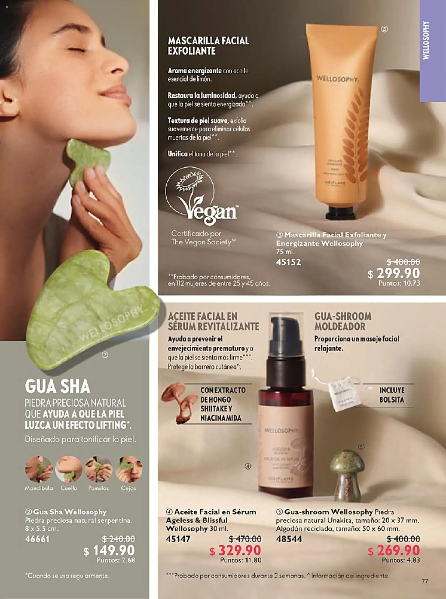 Nuevas ofertas de Oriflame válidas en toda la República Mexicana desde el 14.02.2026. ¡Encuentra las mejores ofertas en Oriflame campaña 3 2026! | Página: 77 | Productos: Serum, Aceite, Algodón, Mascarilla