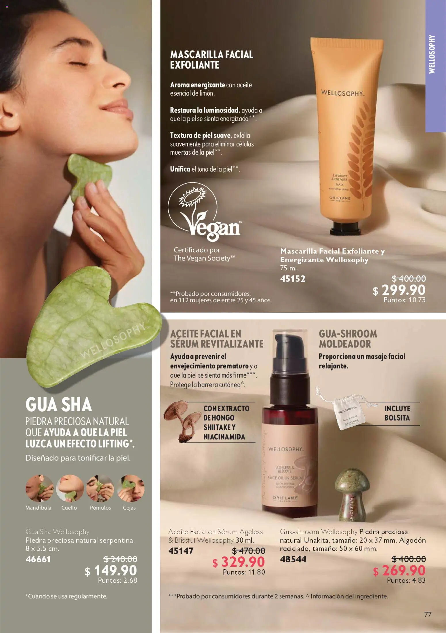 Nuevas ofertas de Oriflame válidas en toda la República Mexicana desde el 14.02.2026. ¡Encuentra las mejores ofertas en Oriflame campaña 3 2026! | Página: 77 | Productos: Serum, Aceite, Algodón, Mascarilla