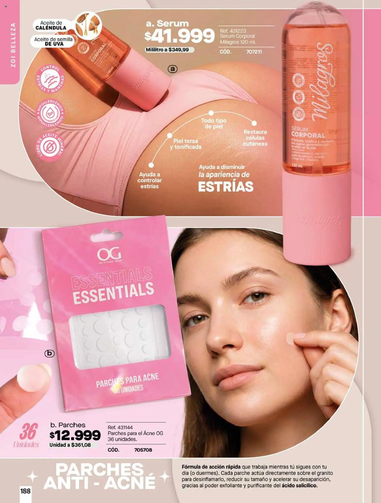 Pacifika revista - valida desde el 01.08.2026 | Página: 188 | Productos: Serum, Sobre, Uva, Aceite