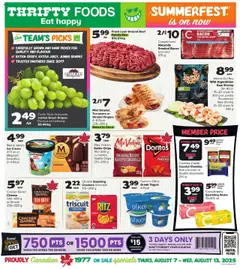 Preview of Thrifty Foods weekly flyer / circulaire from shop Thrifty Foods valid from 07.08.2025