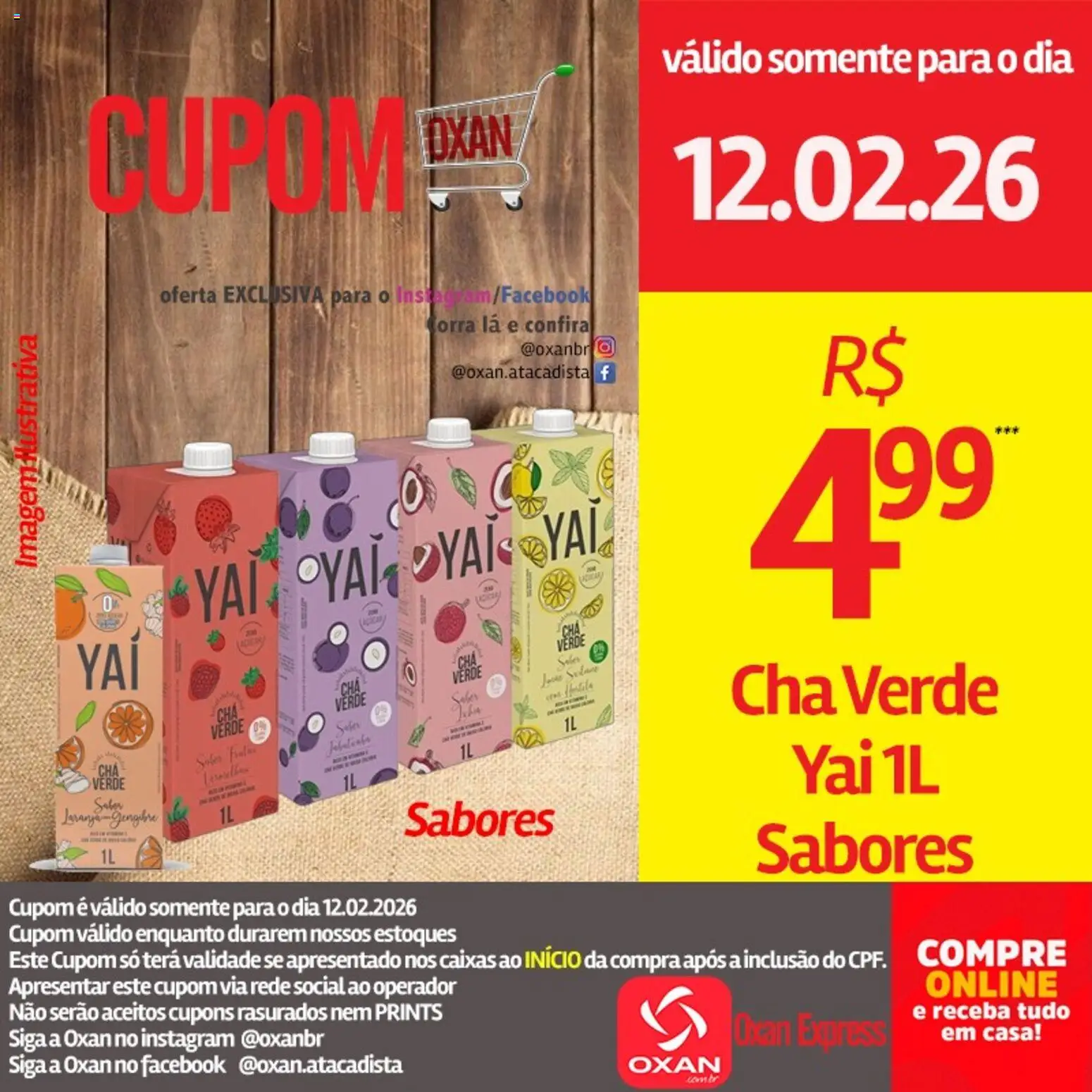 Oxan Atacadista Folheto - válido de 12.02.2026 | Página: 16 | Produtos: Gengibre, Chá, Chá verde