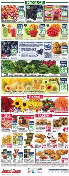 Jewel Osco Weekly Ad - IN - valid from 09.07.2025 | Page: 10 | Products: Bread, Ham, Watermelon, Parsley