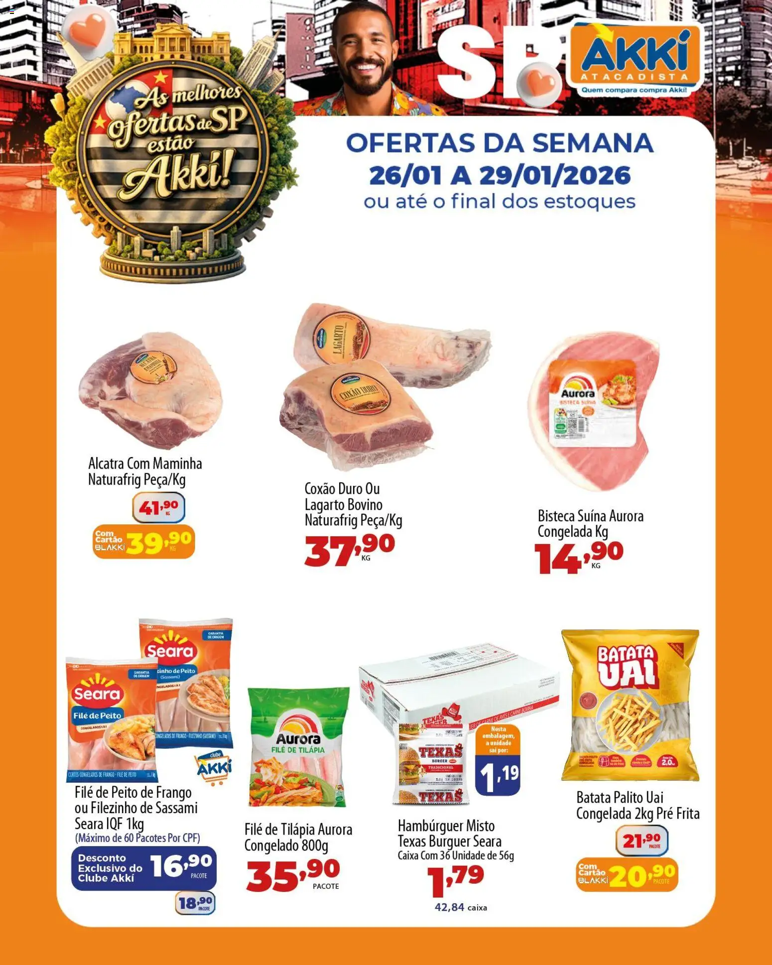 Akki Atacadista Folheto - válido de 26.01.2026 | Página: 2 | Produtos: Alcatra, Maminha, Caixa, Batata