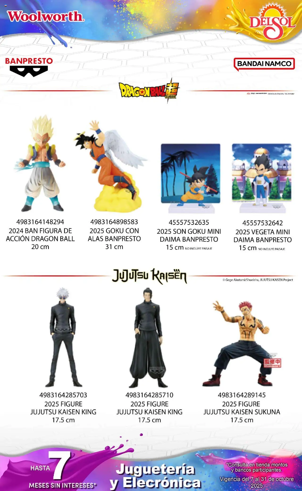 Nuevas ofertas de Del Sol y Woolworth válidas en toda la República Mexicana desde el 07.10.2025. ¡Encuentra las mejores ofertas en Del Sol y Woolworth - Catálogo Castillo Del Juguete! | Página: 123