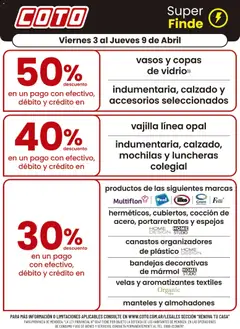 Vista previa Coto - Renova válido desde el 03.04.2026