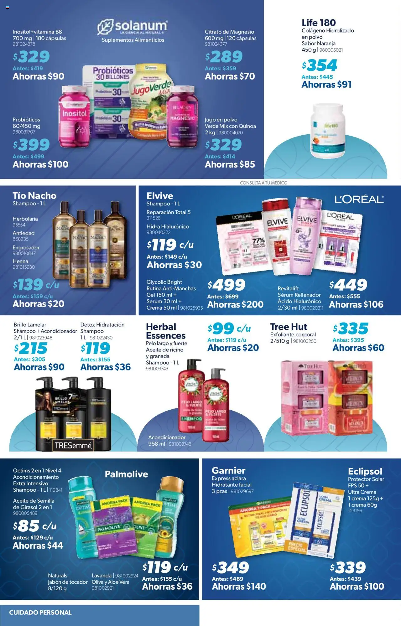 Nuevas ofertas de Sam's Club válidas en toda la República Mexicana desde el 07.08.2025. ¡Encuentra las mejores ofertas en Sam's Club - Catálogo Productos Especiales! | Página: 24 | Productos: Serum, Brillo, Protector solar, Jabón