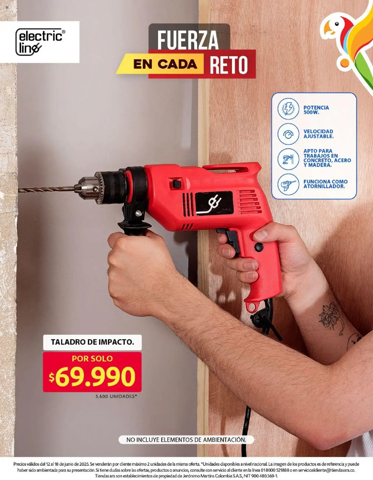 Ara revista - valida desde el 12.06.2025 | Página: 2 | Productos: Sobre, Taladro