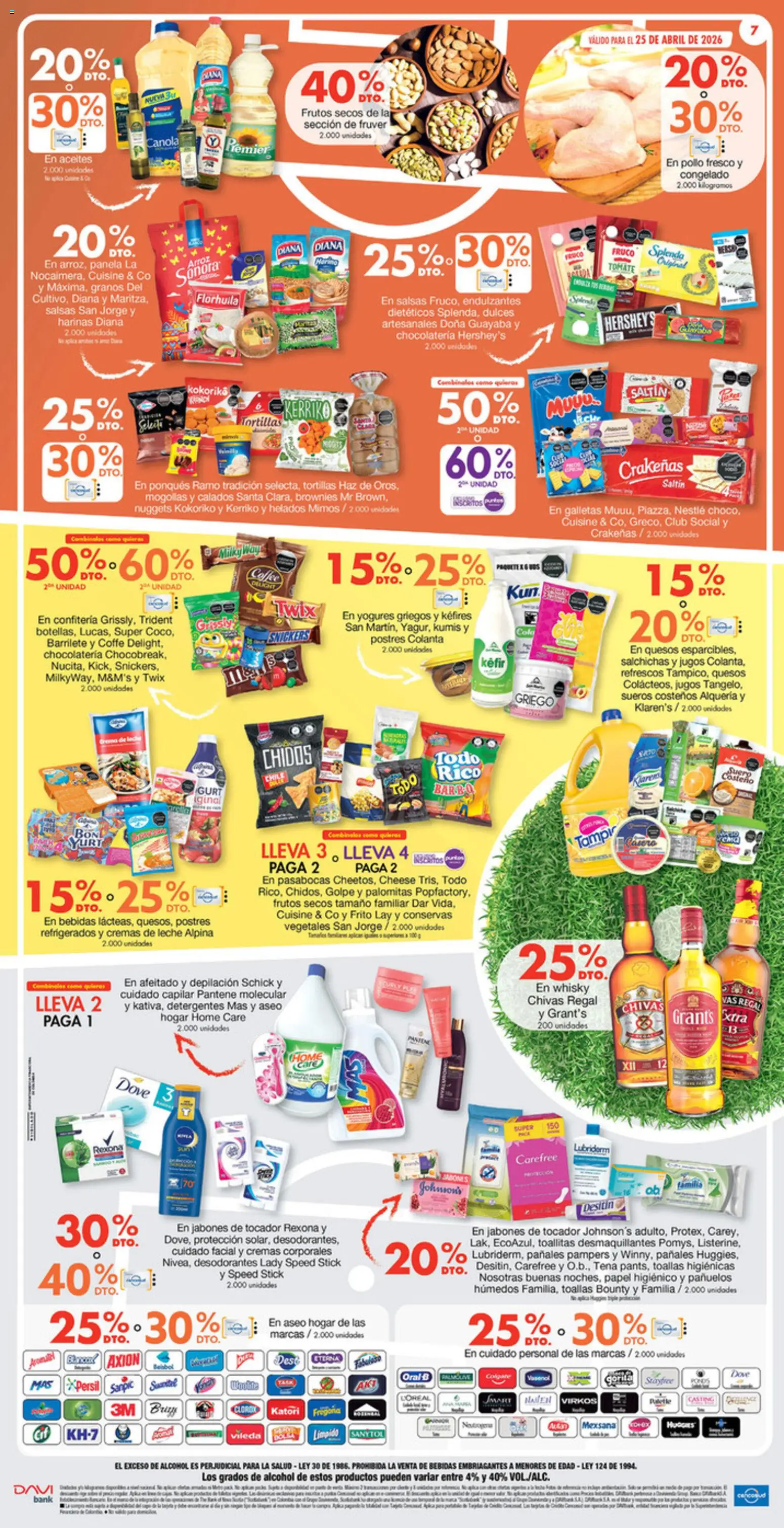 Metro revista - valida desde el 23.04.2026 | Página: 7 | Productos: Arroz, Whisky, Tomate, Ruana