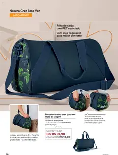Natura Folheto - válido de 15.06.2025 | Página: 26 | Produtos: Mala de viagem
