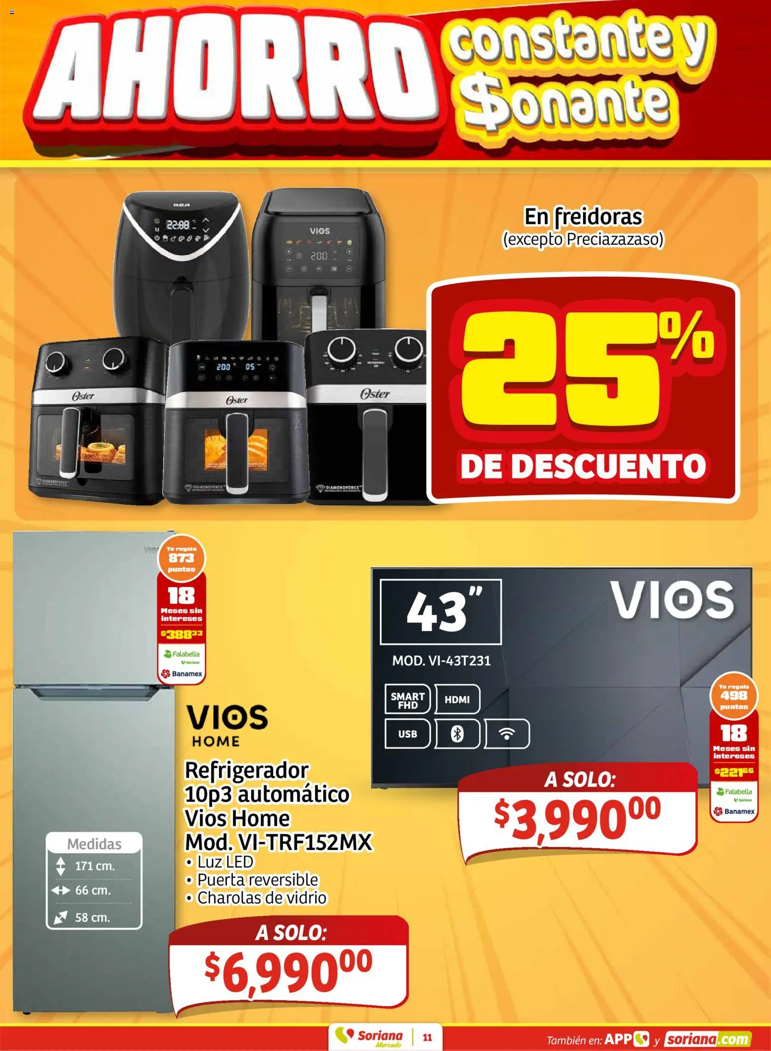 Nuevas ofertas de Soriana válidas en toda la República Mexicana desde el 05.02.2026. ¡Encuentra las mejores ofertas en Soriana - Fin de Semana Mercado: Nuevo León! | Página: 9