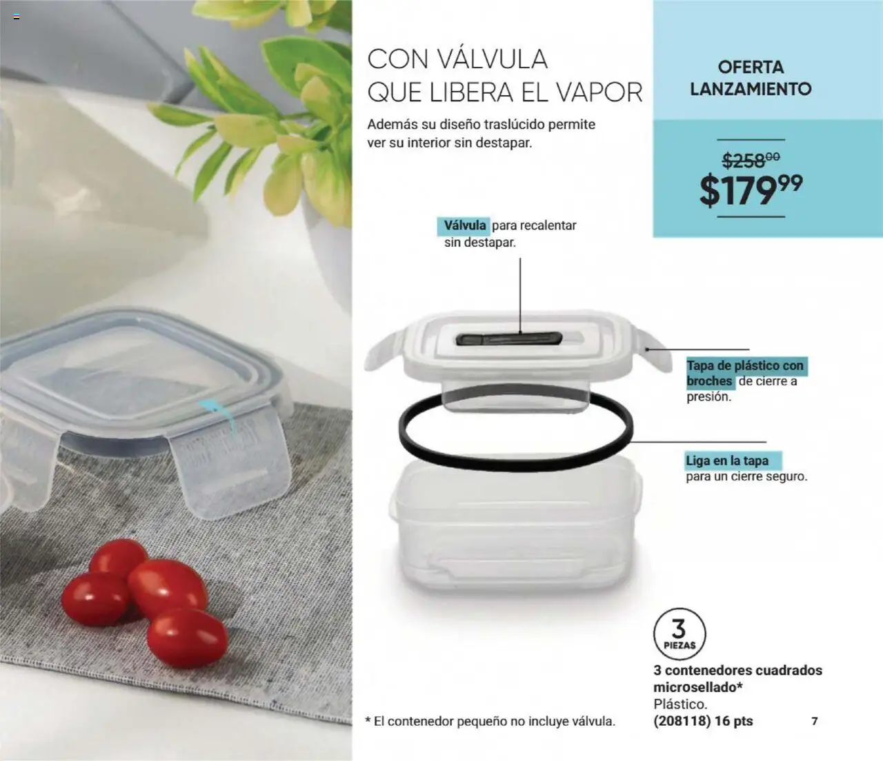 Nuevas ofertas de AVON válidas en toda la República Mexicana desde el 12.09.2025. ¡Encuentra las mejores ofertas en AVON - Casa & Estilo 15 2025! | Página: 7 | Productos: Válvula, Contenedor, Liga
