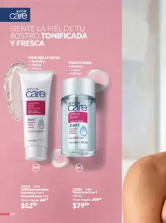 Vista previa de Tonificante con ácido hialurónico 3 en 1 Mascarilla facial 75 g, Tonificante con ácido hialurónico 3 en 1 Mascarilla facial 75 g, nuevo folleto de la tienda, válido en México a partir del 12.09.2025 | Página: 141