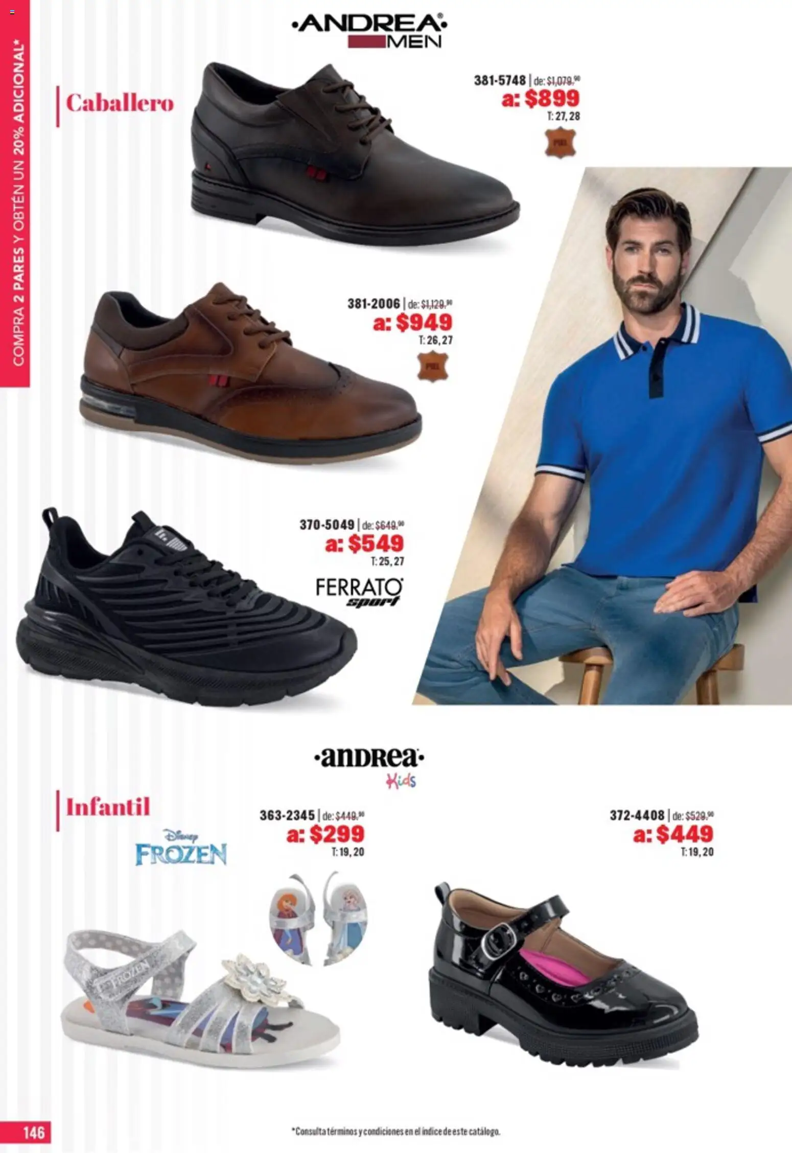 Nuevas ofertas de Andrea válidas en toda la República Mexicana desde el 05.04.2026. ¡Encuentra las mejores ofertas en Andrea catálogo Outlet! | Página: 146