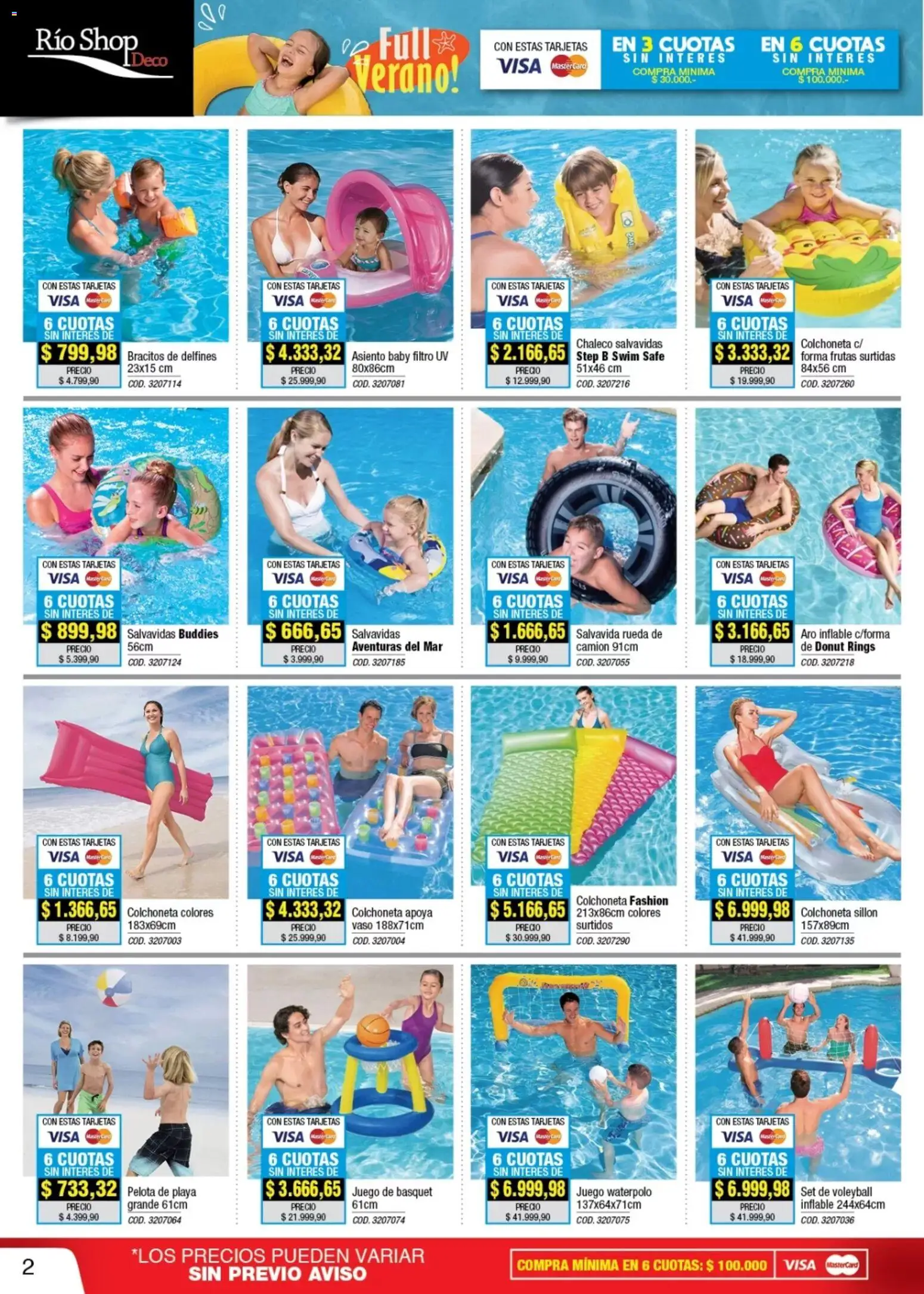 Río Shop Deco catálogo │ válido desde el 01.01.2026 | Página: 2 | Productos: Sillón, Colchoneta, Pelota, Chaleco