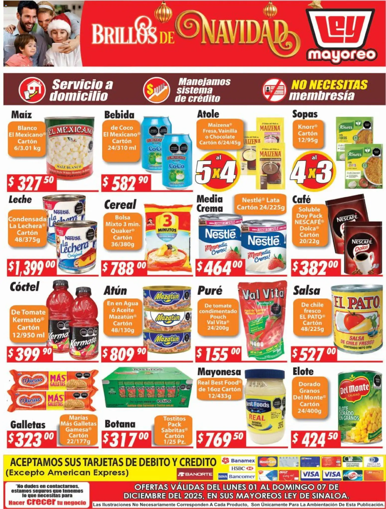 Nuevas ofertas de Casa Ley válidas en toda la República Mexicana desde el 01.12.2025. ¡Encuentra las mejores ofertas en Casa Ley folleto Sinaloa! | Página: 1