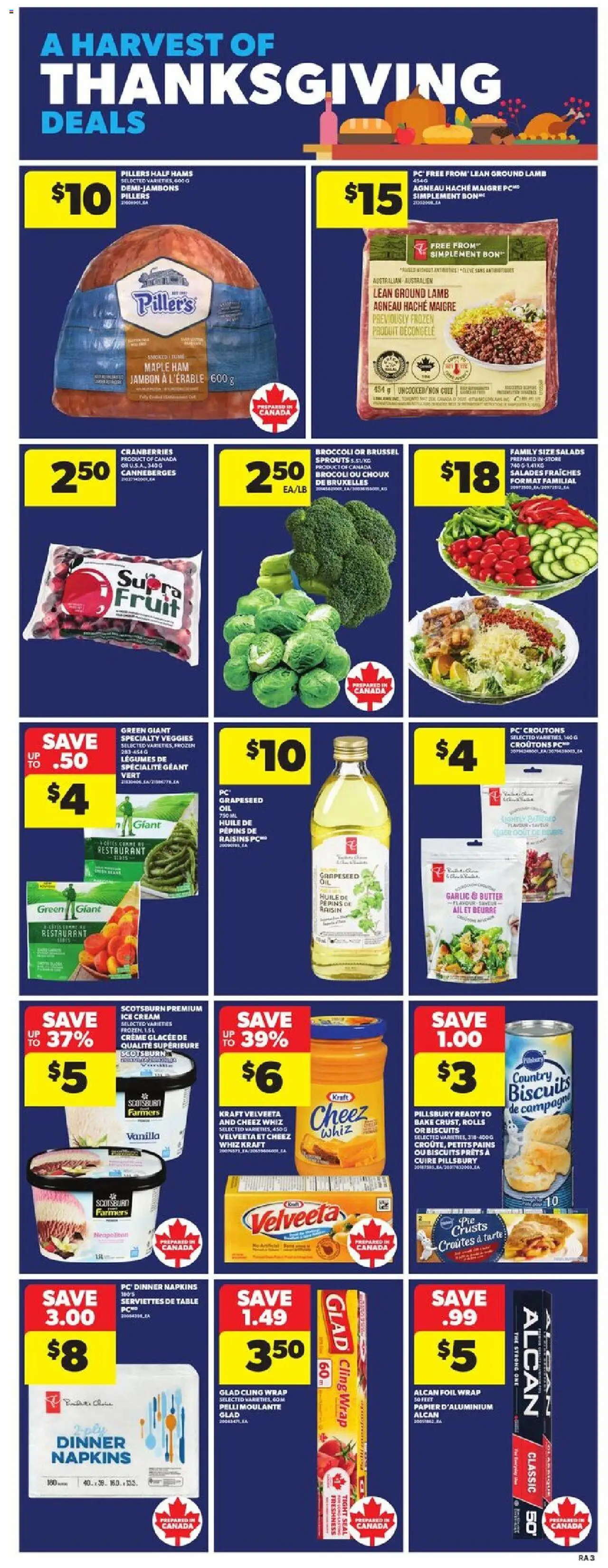 Atlantic Superstore flyer valid from 09.10.2025 | Page: 6 | Products: Ice cream, PC, Table, Ham