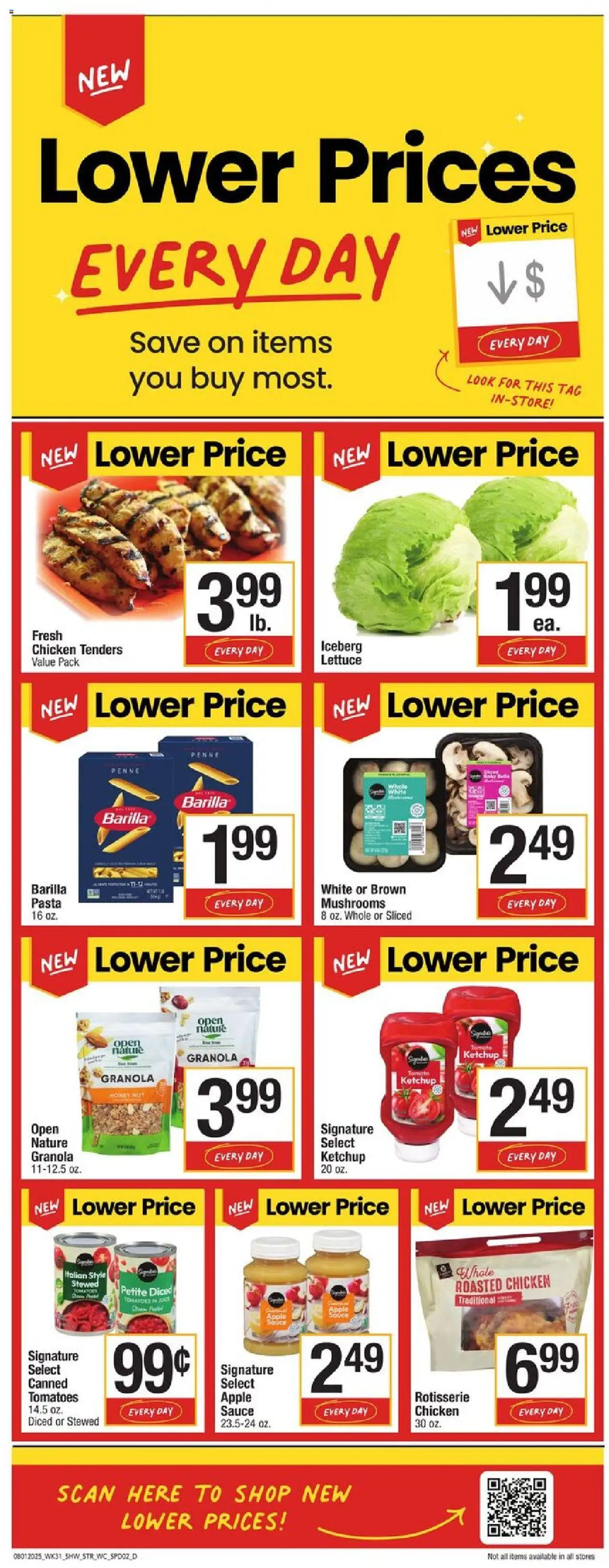 Star Market Weekly Ad - MA - valid from 01.08.2025 | Page: 2 | Products: Mushrooms, Pasta, Ketchup, Sauce