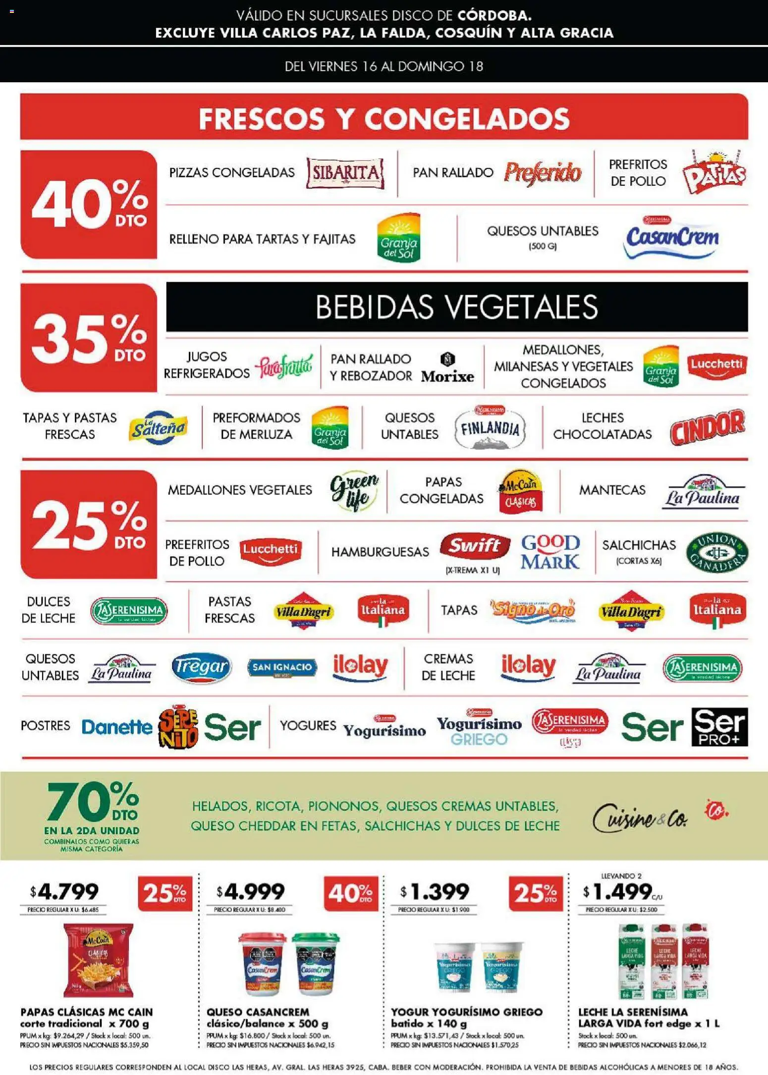 Disco - Ofertas | Córdoba │ válido desde el 15.01.2026 | Página: 4 | Productos: Pollo, Leche, Queso, Yogur