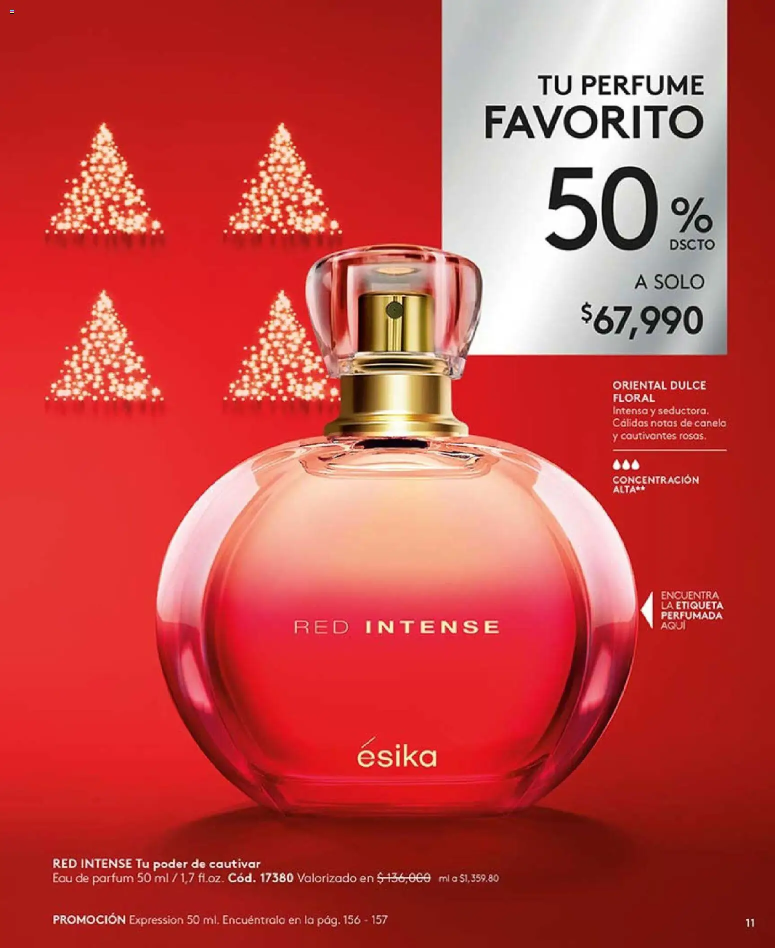 Ésika revista - valida desde el 03.11.2025 | Página: 11 | Productos: Perfume