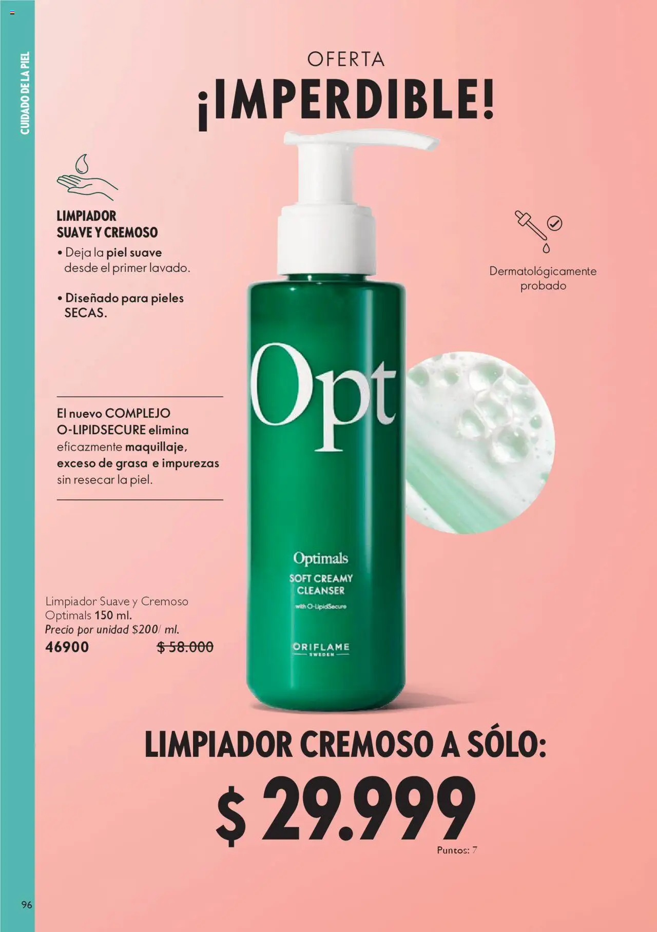 Oriflame revista - valida desde el 04.10.2025 | Página: 96 | Productos: Limpiador