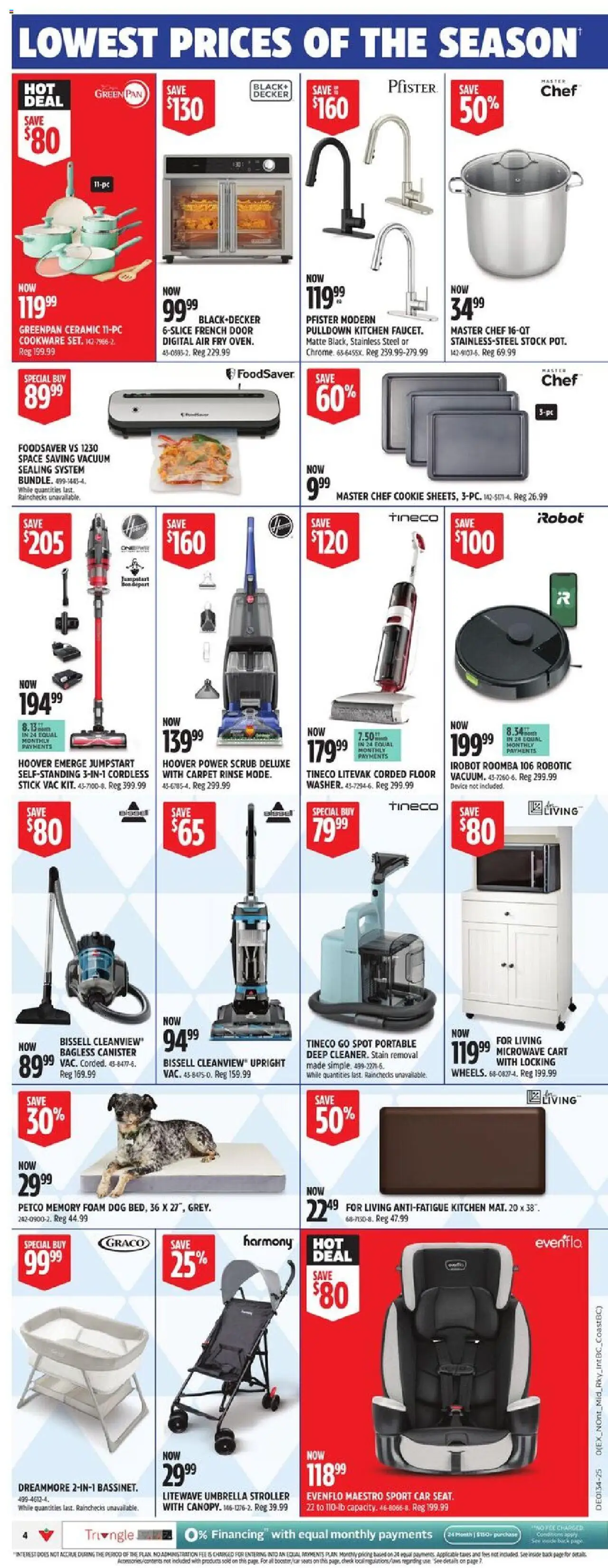 Canadian Tire flyer valid from 14.08.2025 | Page: 8 | Products: Umbrella, Robot, Carpet