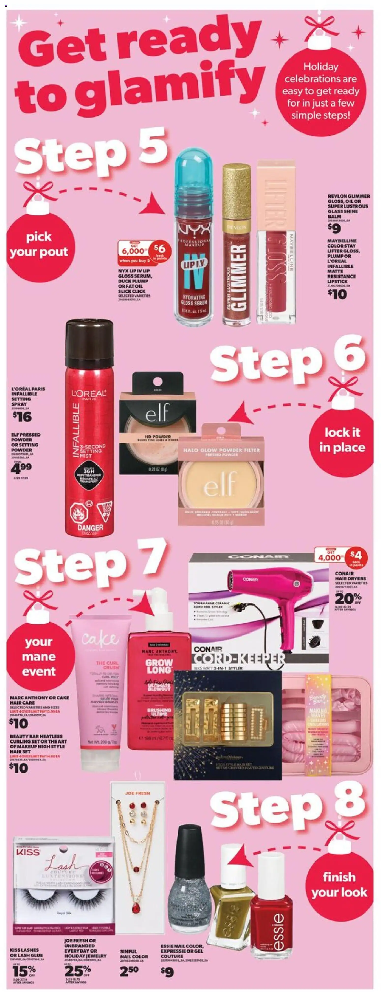 Real Canadian Superstore flyer valid from 04.12.2025 | Page: 29 | Products: Powder, Lipstick, Oil