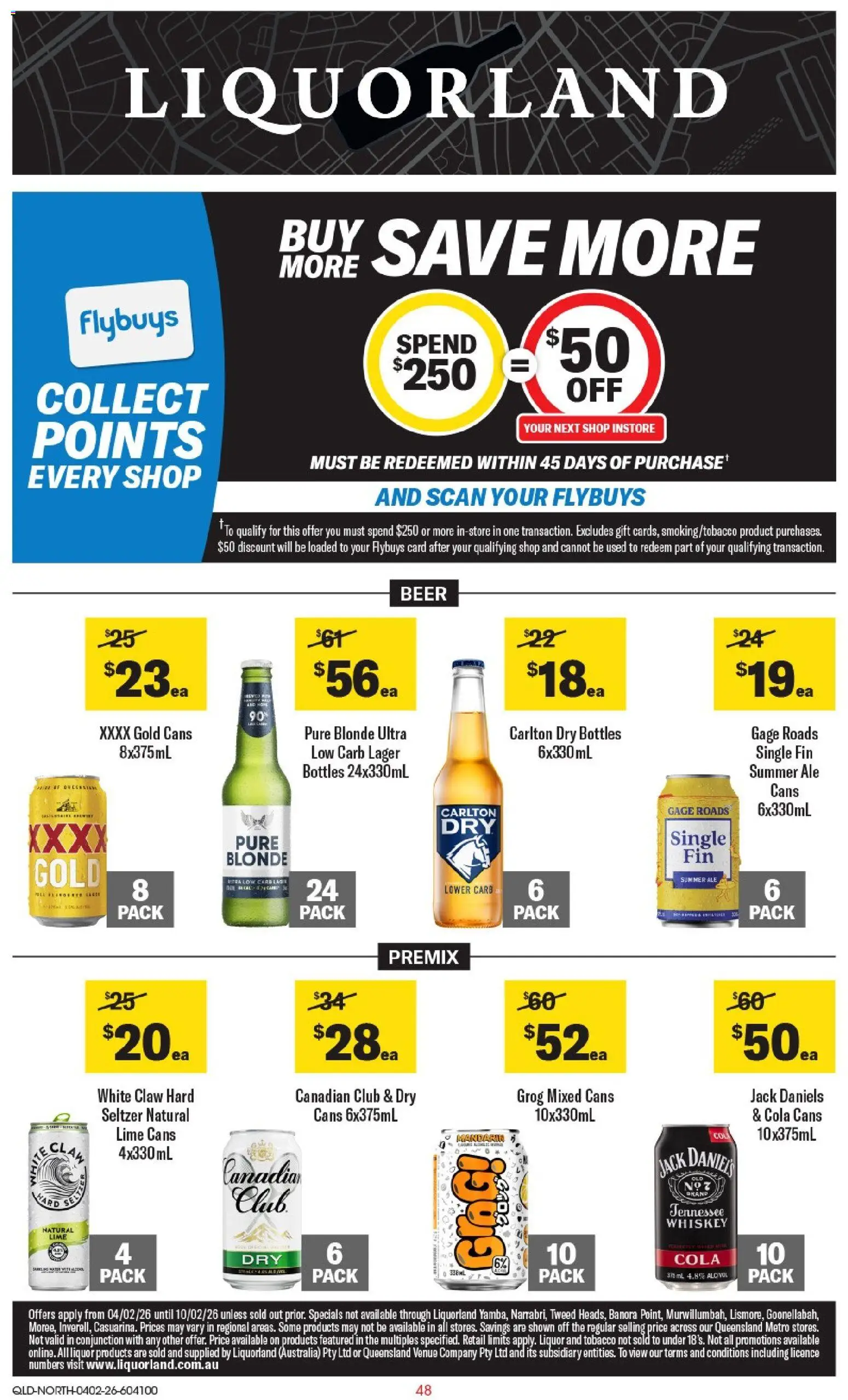 Coles catalogue - valid from 04.02.2026 | Page: 49 | Products: Beer, Whiskey, Lime