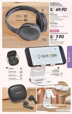 Vista previa de folleto Azzorti catálogo - Campaña 7 de la Azzorti válido desde 14.04.2026 | Página: 219 | Productos: Audífonos, Cable, USB, Celular