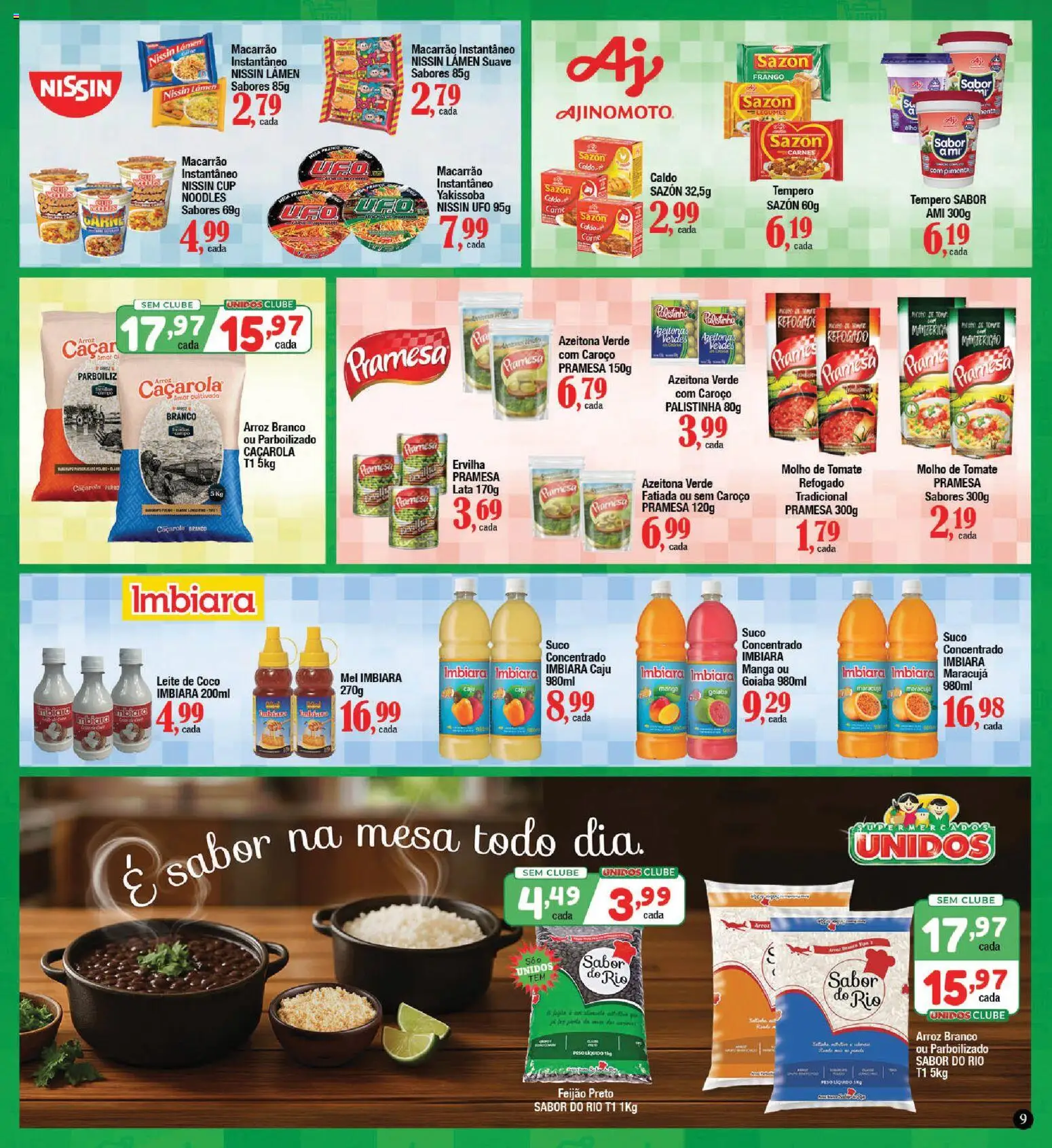 Supermercados Unidos Folheto - válido de 03.11.2025 | Página: 9 | Produtos: Coco, Azeitonas, Arroz, Mel