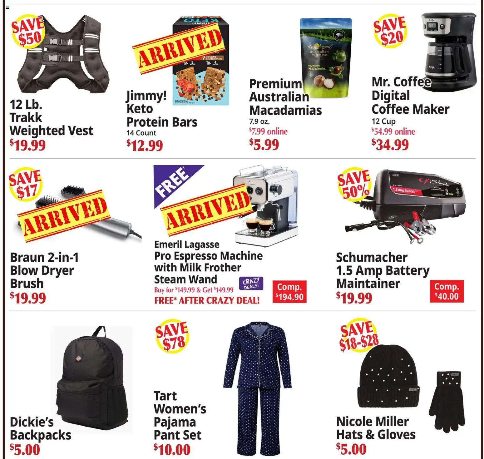 Ocean State Job Lot Weekly Ad - MA - valid from 04.12.2025 | Page: 18 | Products: Battery, Brush, Vest, Dryer