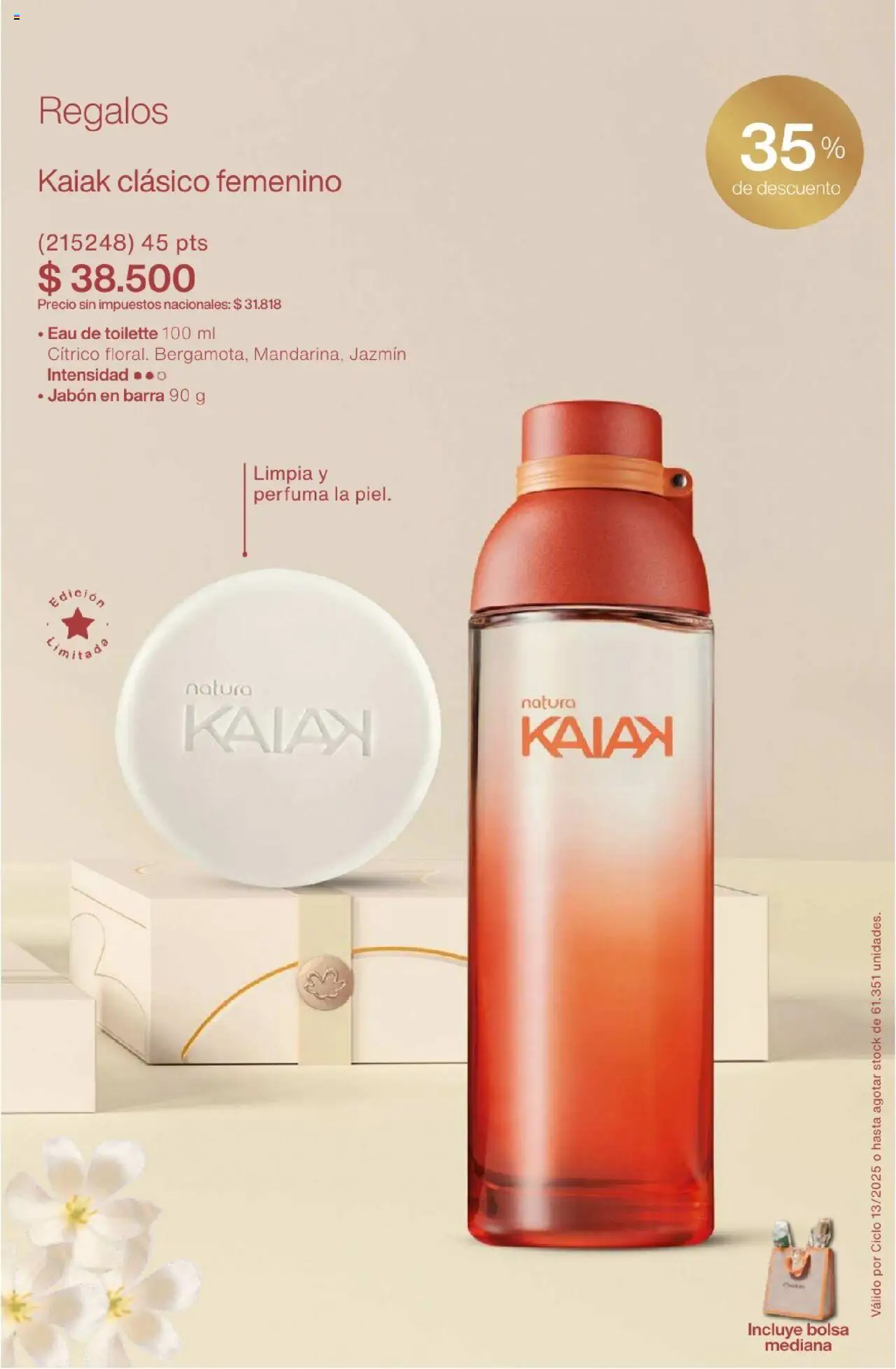 Catálogo Natura Ciclo 13 │ válido desde el 11.09.2025 | Página: 11 | Productos: Bolsa, Eau de toilette, Jabón