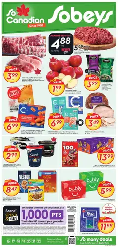 Preview of Sobeys weekly flyer / circulaire from shop Sobeys valid from 16.10.2025