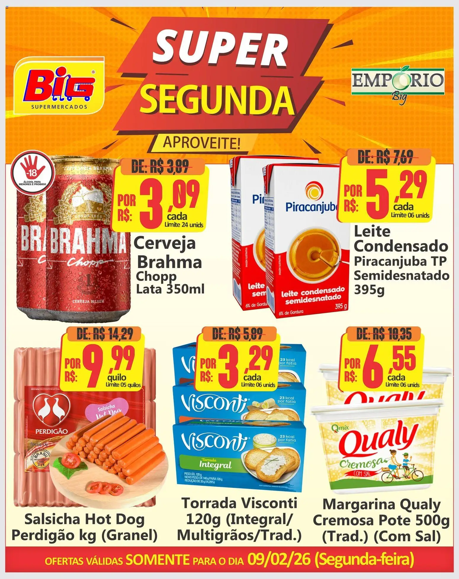 Big Supermercados Folheto - válido de 09.02.2026 | Página: 1