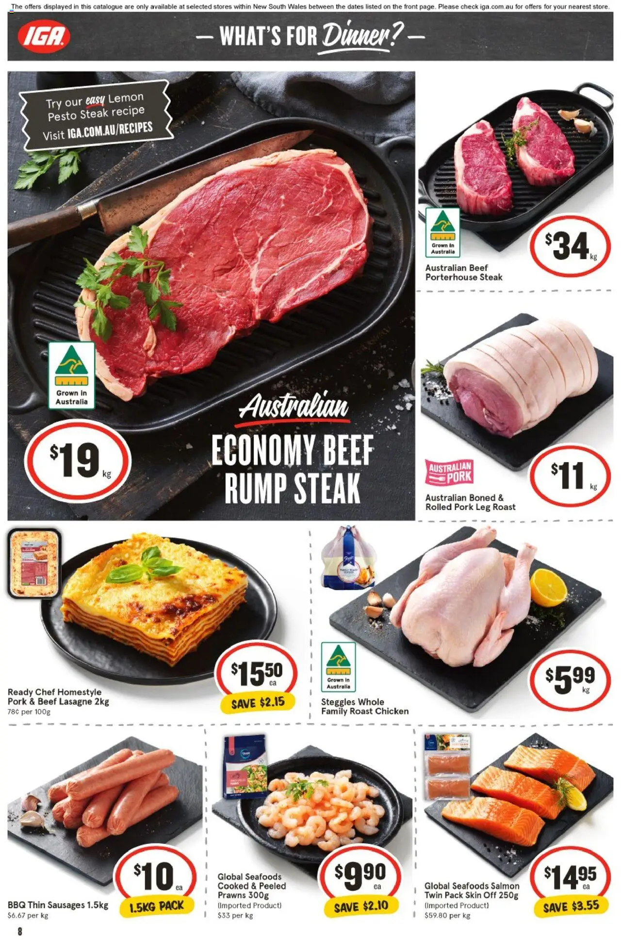 IGA catalogue - valid from 03.09.2025 | Page: 8 | Products: Capsicum, Potatoes, Vegetables, Blueberries