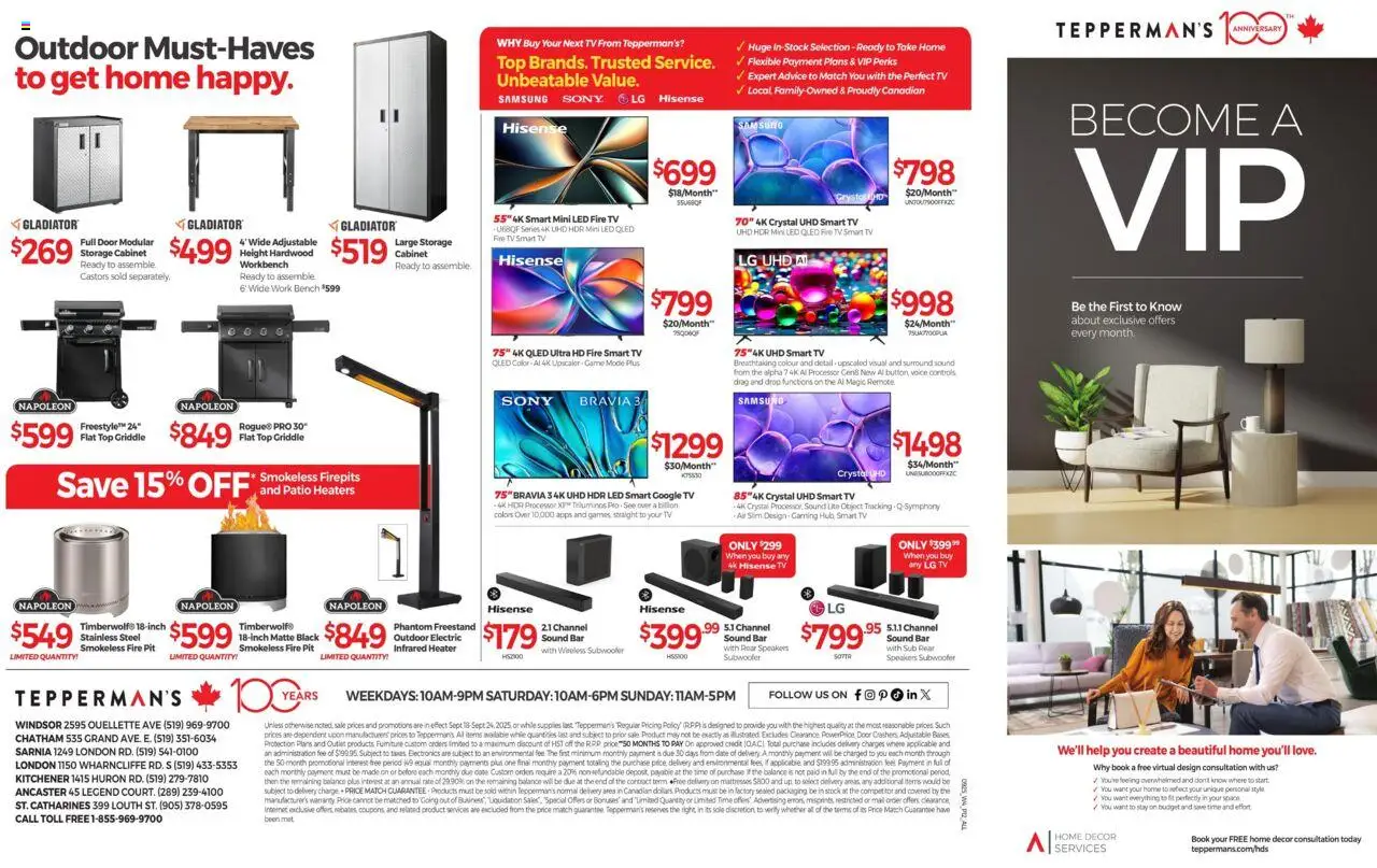 Tepperman's flyer valid from 18.09.2025 | Page: 15 | Products: Tv, Game, Cabinet