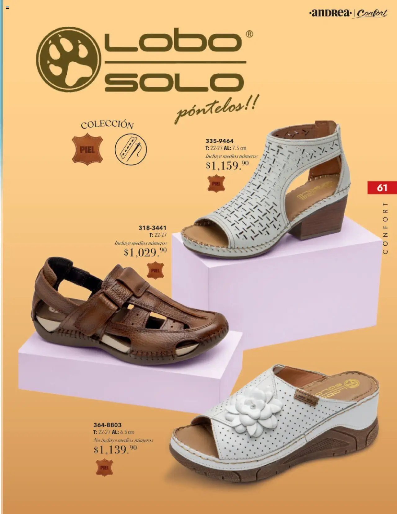 Nuevas ofertas de Andrea válidas en toda la República Mexicana desde el 17.08.2025. ¡Encuentra las mejores ofertas en Andrea - Catálogo Tropical Otoño / Invierno! | Página: 61