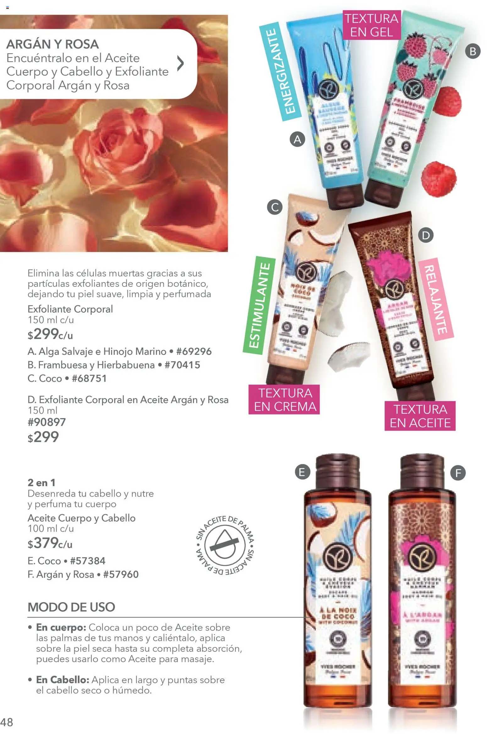 Nuevas ofertas de Yves Rocher válidas en toda la República Mexicana desde el 10.02.2026. ¡Encuentra las mejores ofertas en Yves Rocher campaña 3 2026! | Página: 44 | Productos: Crema, Exfoliante corporal, Aceite, Sobre