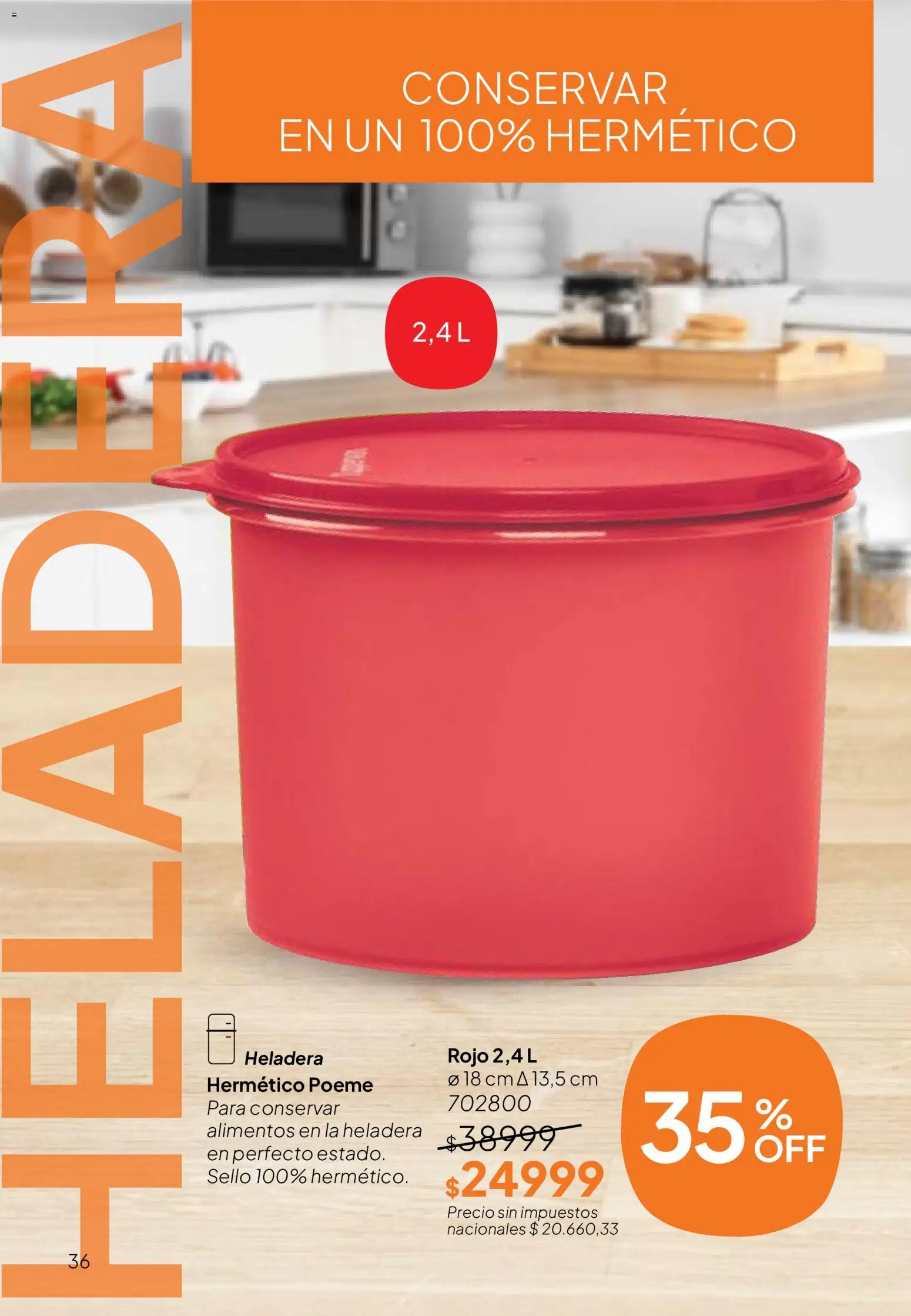 Tupperware Folleto │ válido desde el 26.02.2026 | Página: 37 | Productos: Heladera