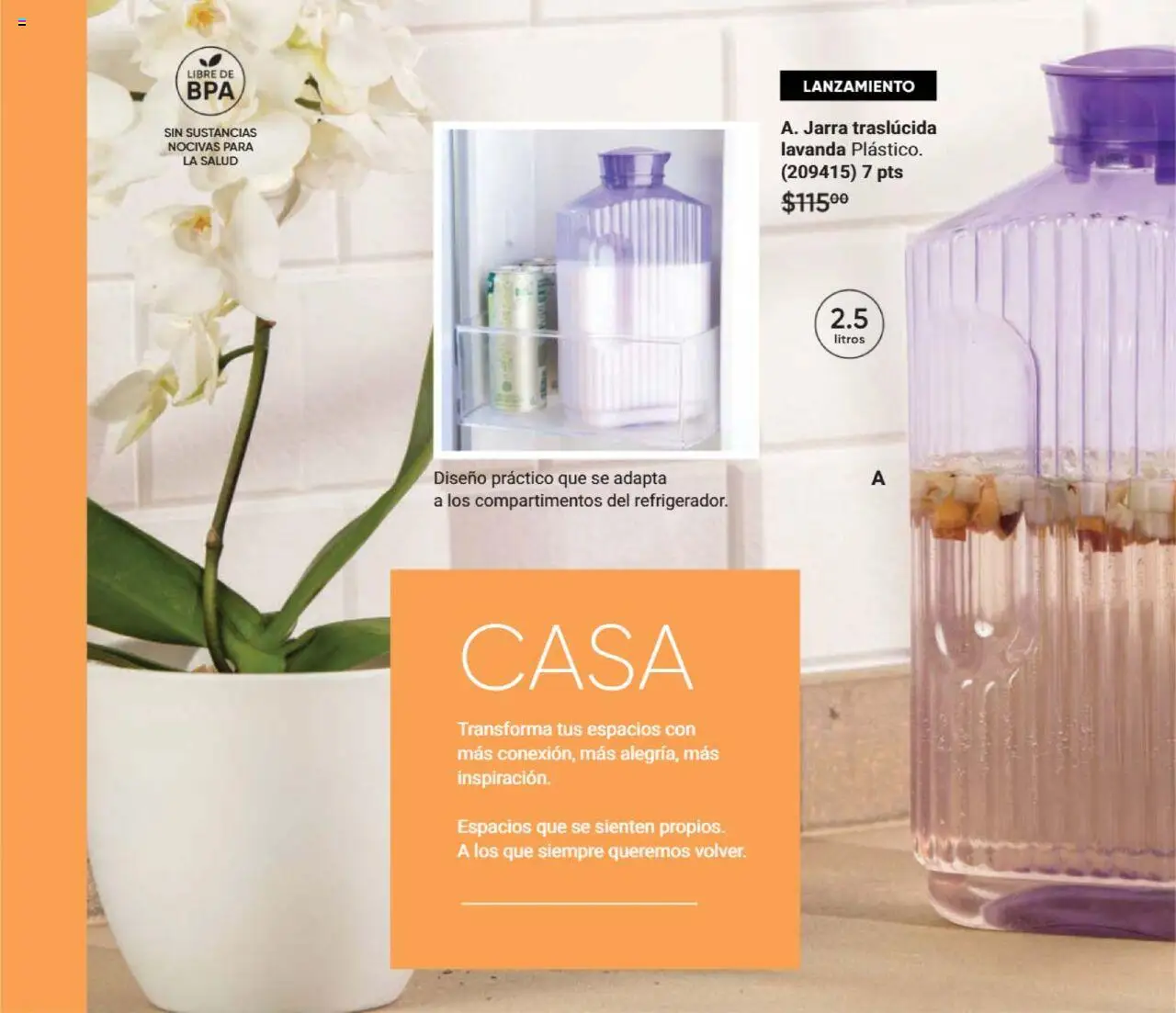 Nuevas ofertas de AVON válidas en toda la República Mexicana desde el 09.10.2025. ¡Encuentra las mejores ofertas en AVON - Casa & Estilo 16 2025! | Página: 40 | Productos: Jarra