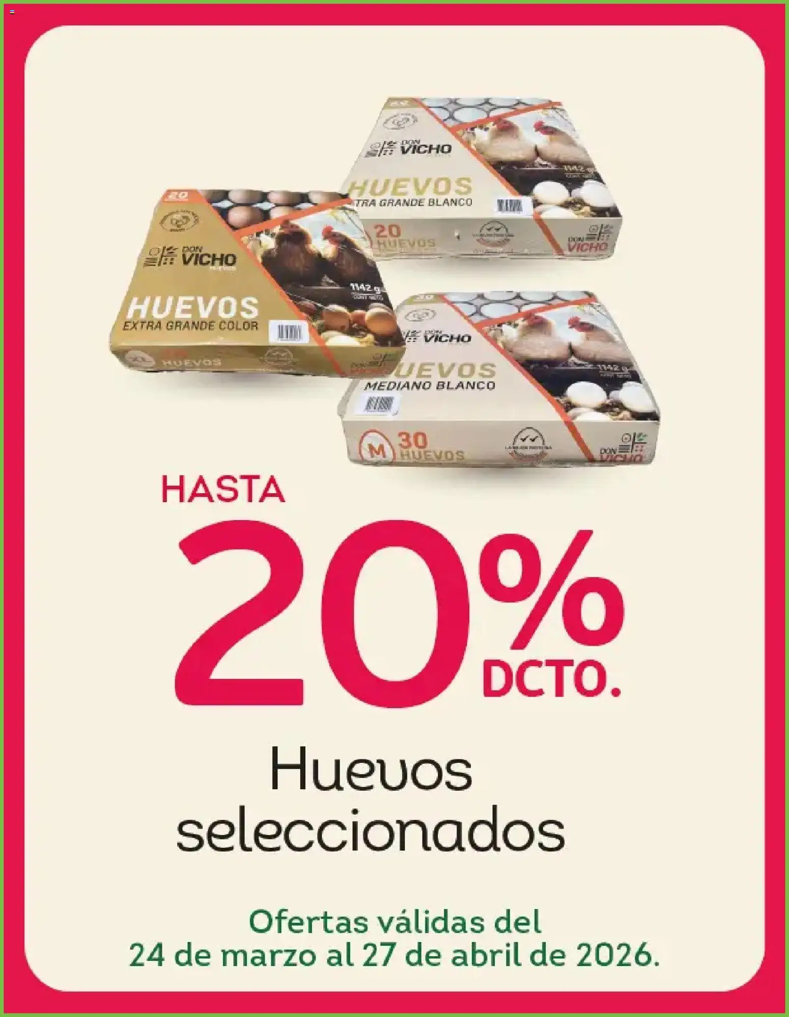 Tottus ofertas  │ válido desde el 23.03.2026 | Página: 5 | Productos: Huevos