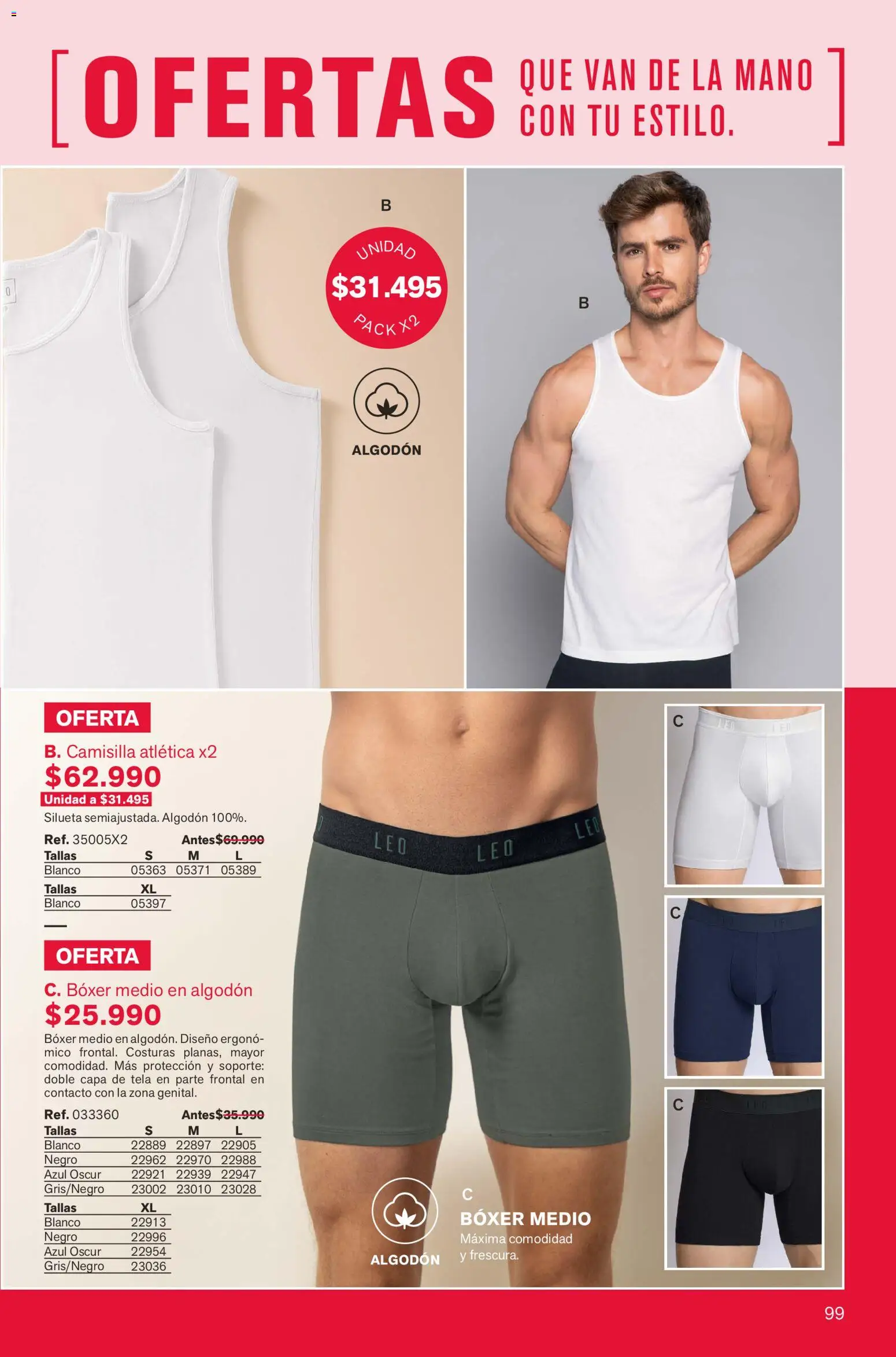 Leonisa revista - valida desde el 01.02.2026 | Página: 99 | Productos: Algodón