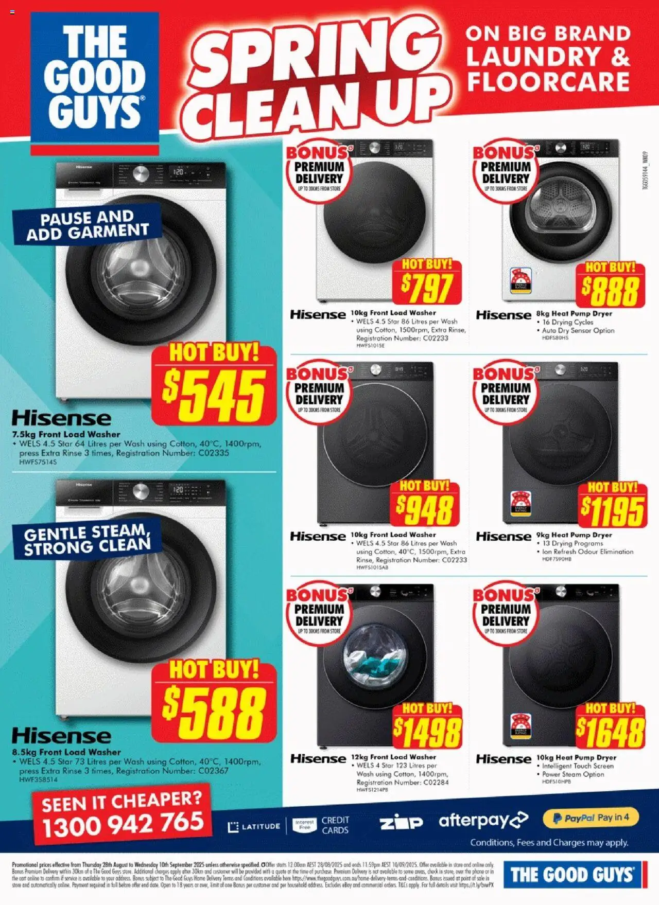 The Good Guys catalogue - valid from 27.08.2025 | Page: 23 | Products: Household, Laundry, Dryer, Screen