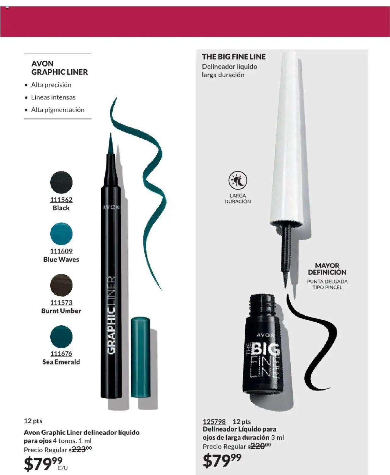 Nuevas ofertas de AVON válidas en toda la República Mexicana desde el 17.03.2025. ¡Encuentra las mejores ofertas en AVON campaña 7 2025! | Página: 42 | Productos: Pincel, Delineador