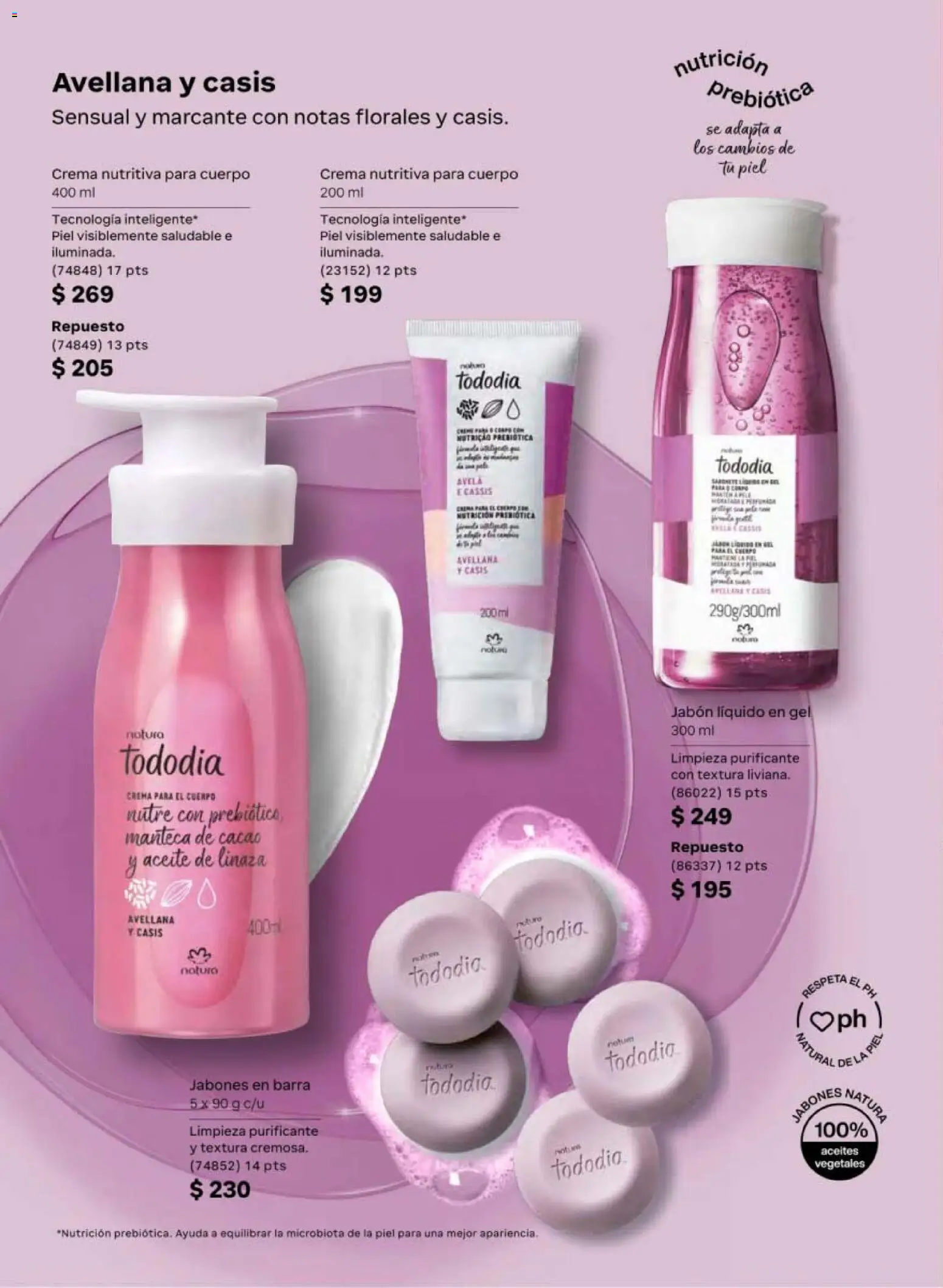 Nuevas ofertas de Natura válidas en toda la República Mexicana desde el 20.02.2026. ¡Encuentra las mejores ofertas en Natura campaña 4 2026! | Página: 102 | Productos: Crema, Aceite, Barra, Jabón