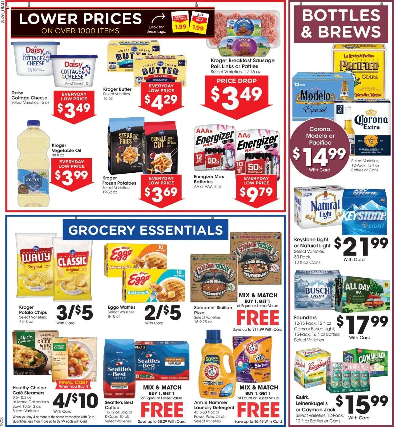 Dillons Weekly Ad - KS - valid from 30.07.2025 | Page: 6 | Products: Coffee, Cottage cheese, Sausage, Bag