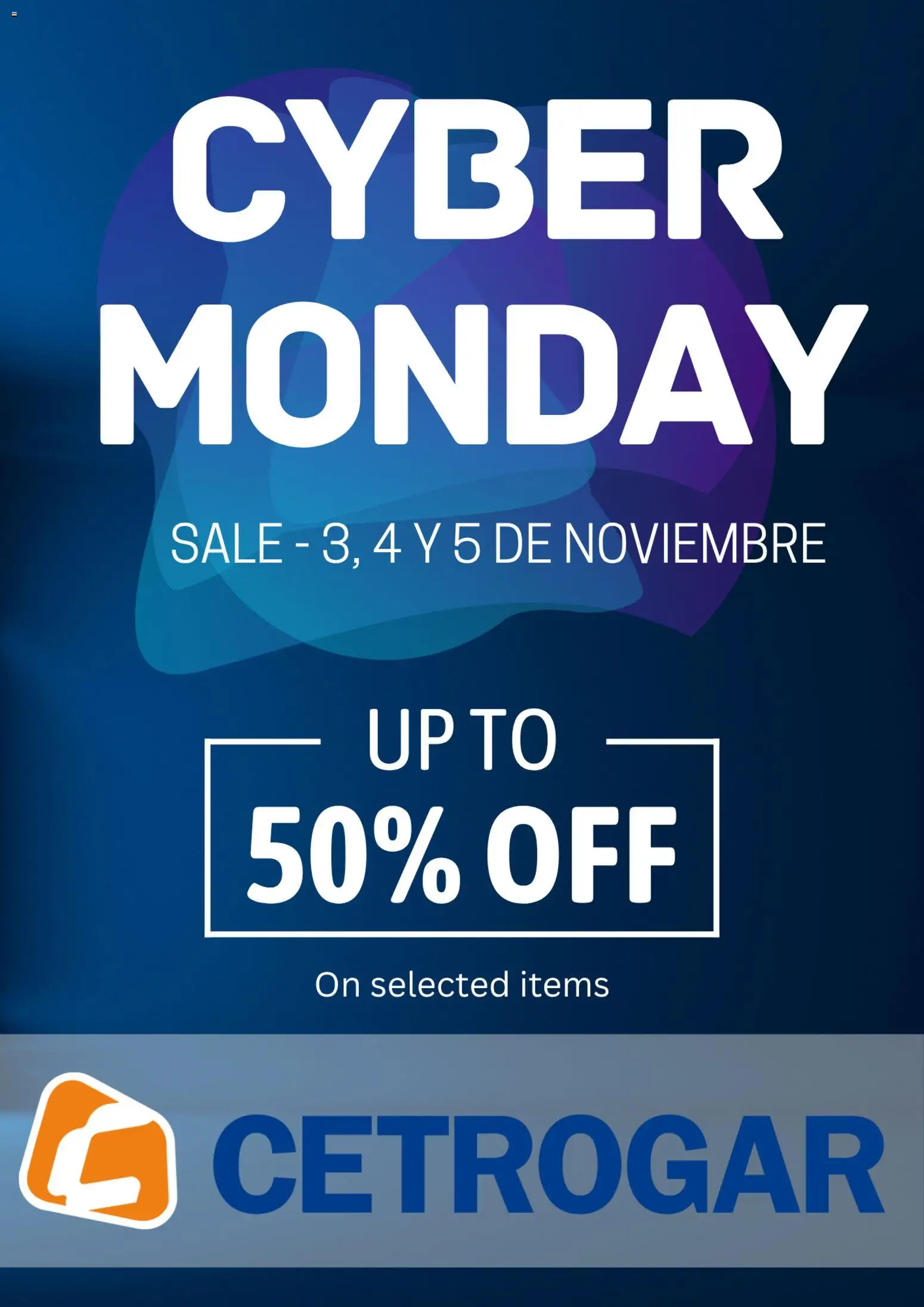 Cetrogar - Cyber Monday aviso │ válido desde el 31.10.2025 | Página: 1