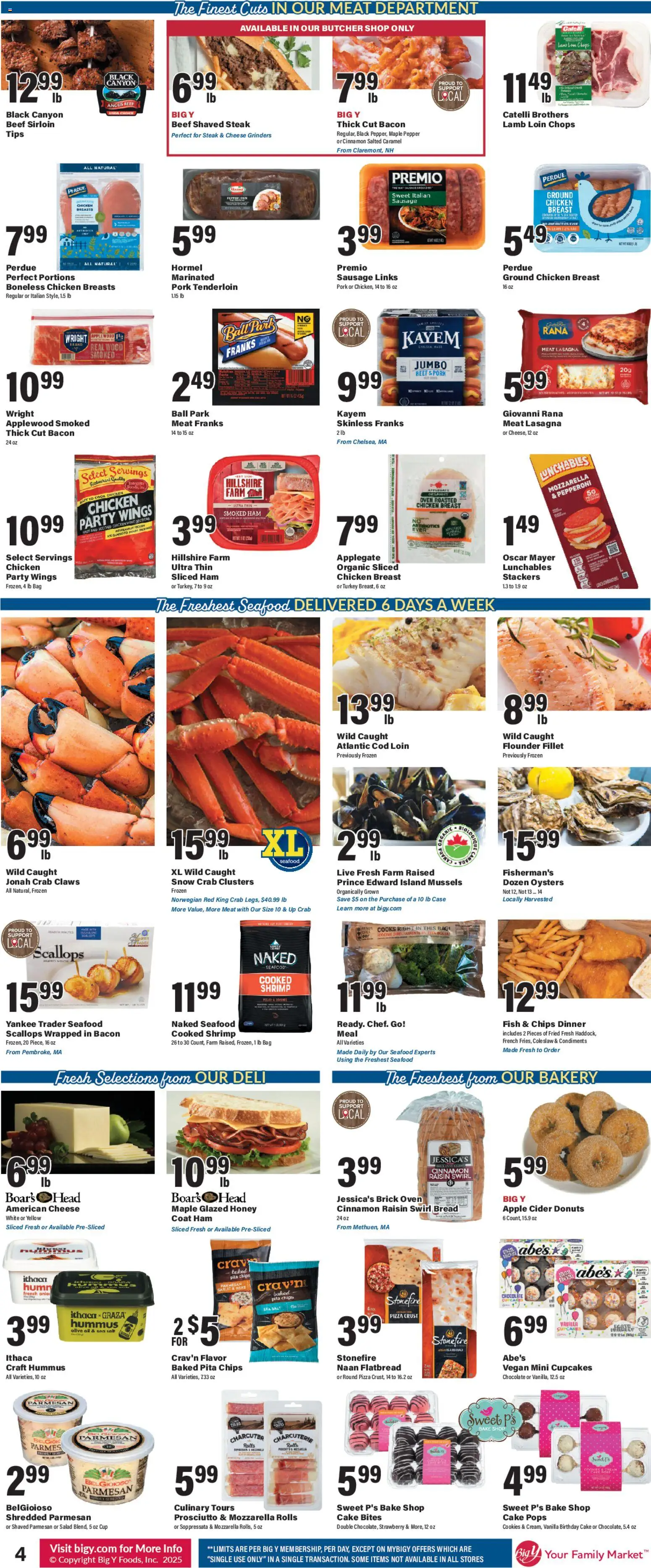 Big Y Weekly Ad - valid from 29.10.2025 | Page: 7 | Products: Pork, Beef, Salt, Bag
