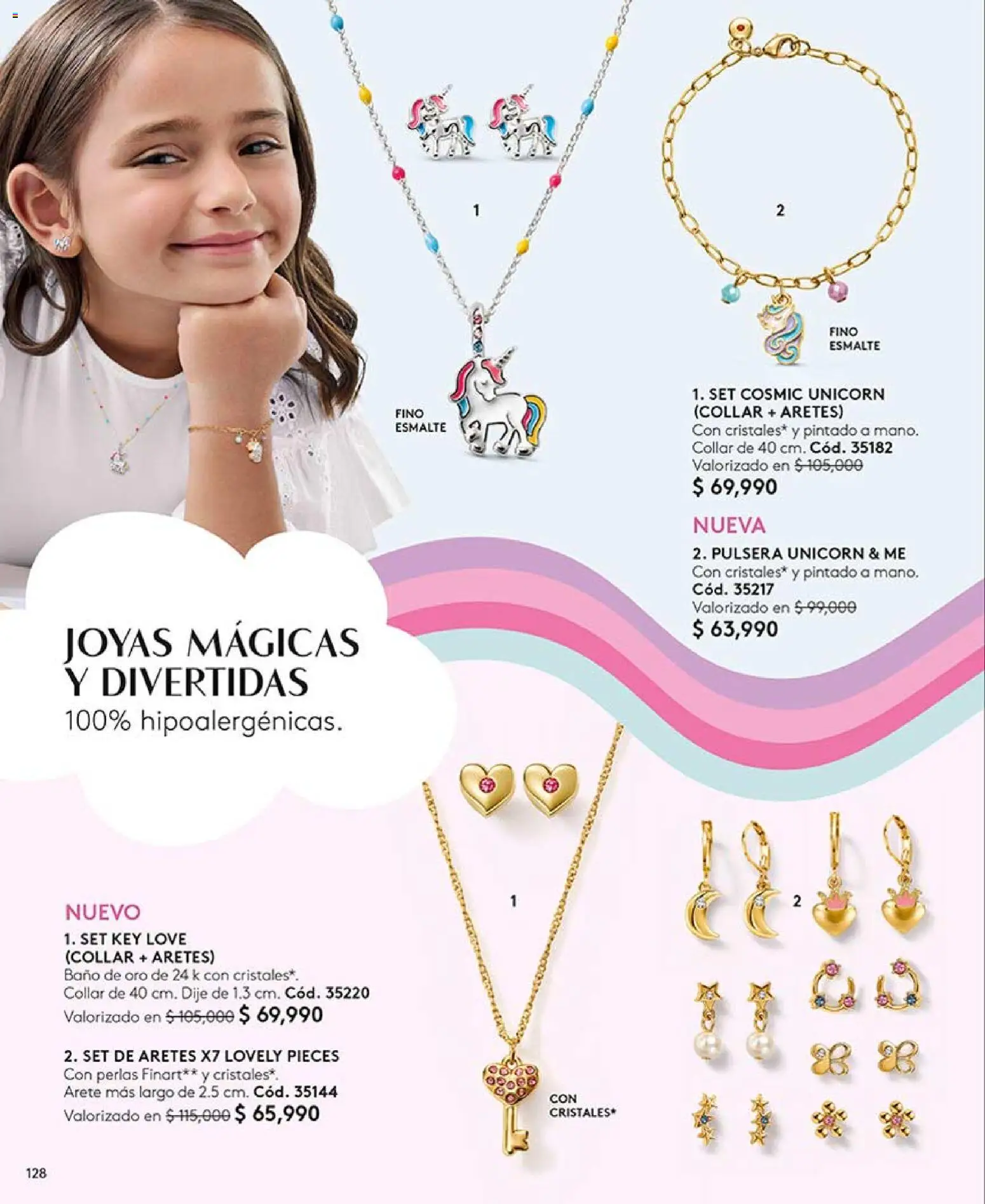 Ésika revista - valida desde el 24.04.2026 | Página: 140 | Productos: Pulsera, Baño, Collar, Dije
